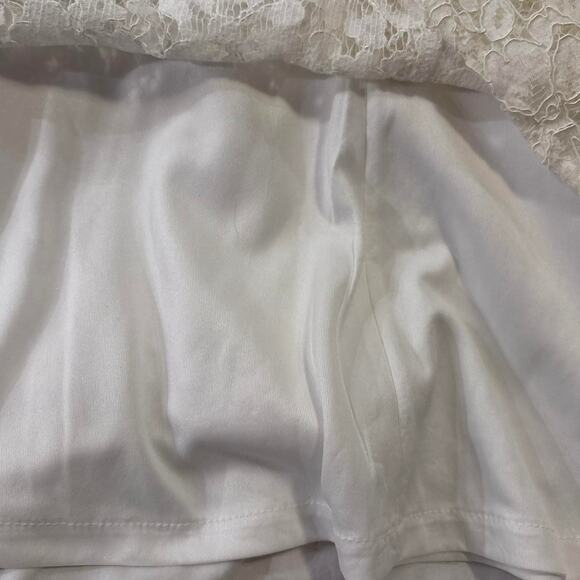 Lulus white lace a line mini dress - Picture 3 of 5